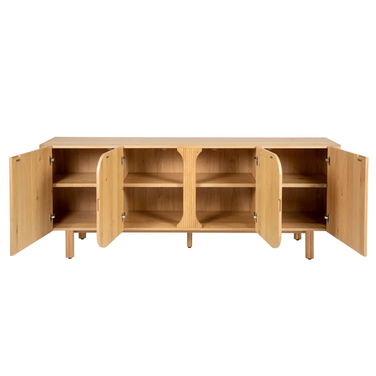 buffet sirocco 4 portes enfilade chene clair 7