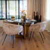 table de repas collada-laiton-brossé-marbre-majdeltier-design2 table de repas collada laiton brosse marbre majdeltier design2