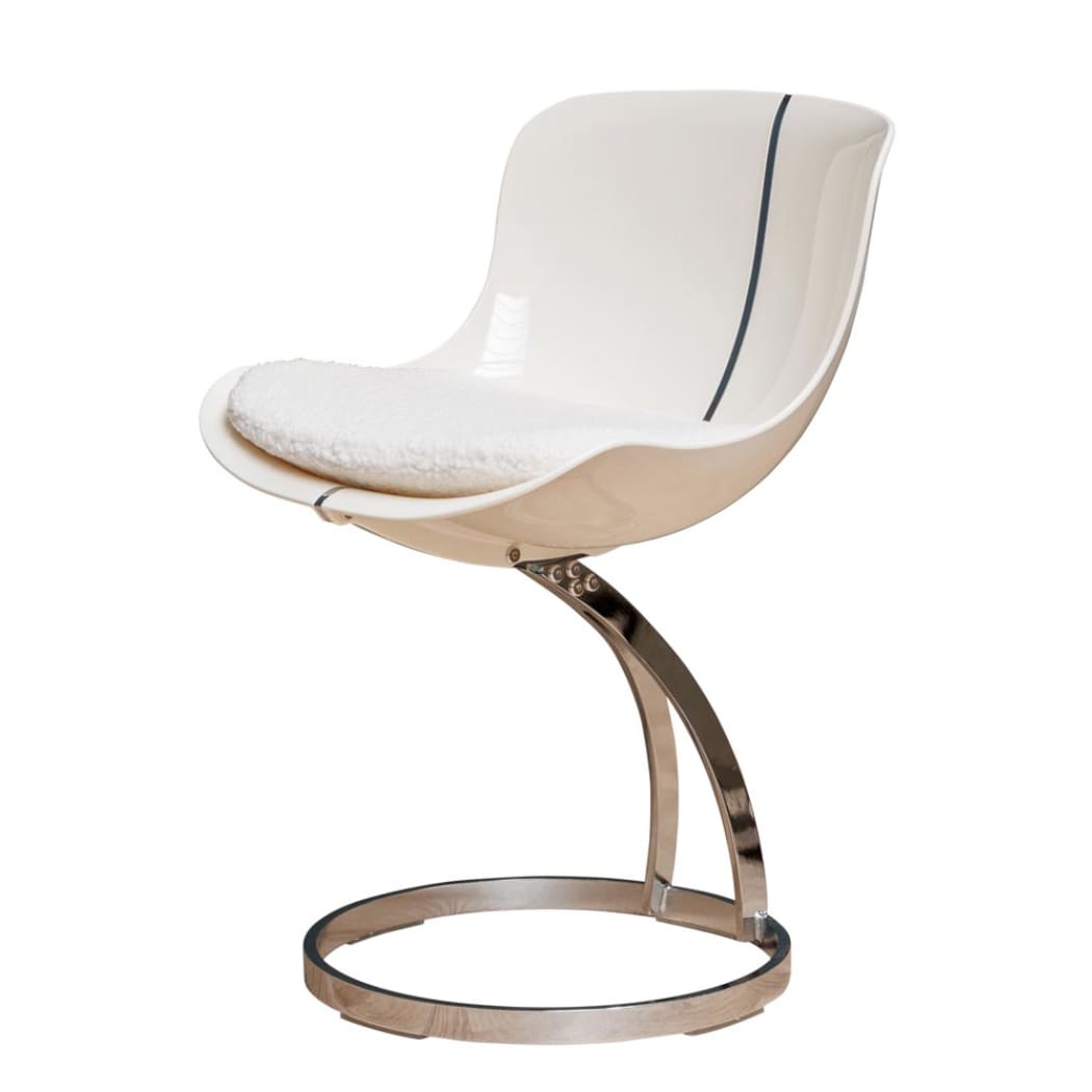 Chaise Moonraker coussin blanc 2 Chaise Moonraker coussin blanc 2 1
