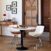 Chaise Moonraker coussin blanc et coussin orange rouille Chaise Moonraker coussin blanc et coussin orange rouille
