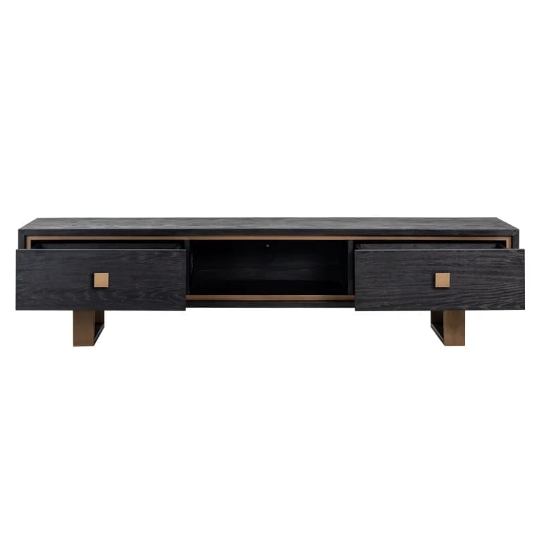 meuble tv Hunter- chene noir-brossé-majdeltier-190cm-design4 meuble tv Hunter chene noir brosse majdeltier 190cm design4