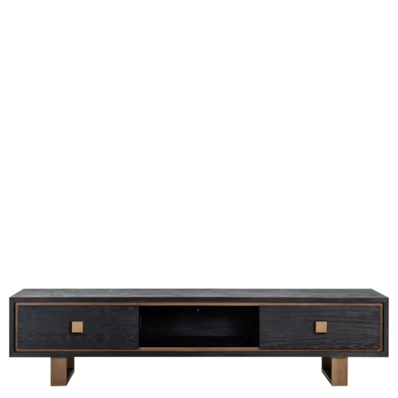 meuble tv Hunter- chene noir-brossé-majdeltier-190cm-design5 meuble tv Hunter chene noir brosse majdeltier 190cm design5