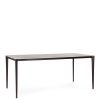 Table Repas Céramique Thobias gris taupe 3 Table Repas Ceramique Thobias gris taupe 3