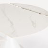 Table Ronde Céramique Extensible Enro blanche 6 Table Ronde Ceramique Extensible Enro blanche 6