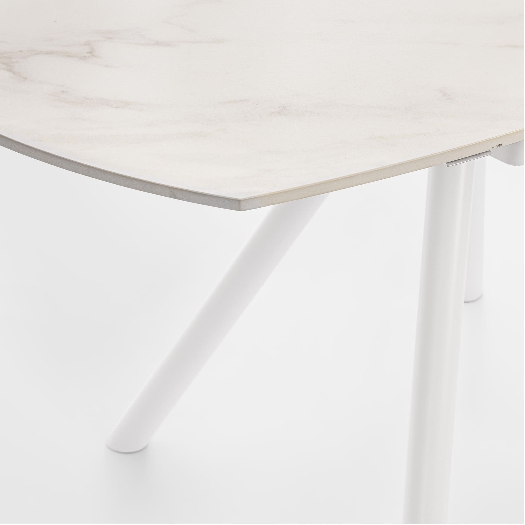Table Ronde Céramique Extensible Marla Blanche 3 Table Ronde Ceramique Extensible Marla Blanche 3