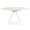 Table Ronde Céramique Extensible Marla Blanche-diamétre-135-majdeltier-design Table Ronde Ceramique Extensible Marla Blanche diametre 135 majdeltier design