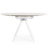 Table Ronde Céramique Extensible Marla Blanche-diamétre-135-majdeltier-design 2 Table Ronde Ceramique Extensible Marla Blanche diametre 135 majdeltier design 2