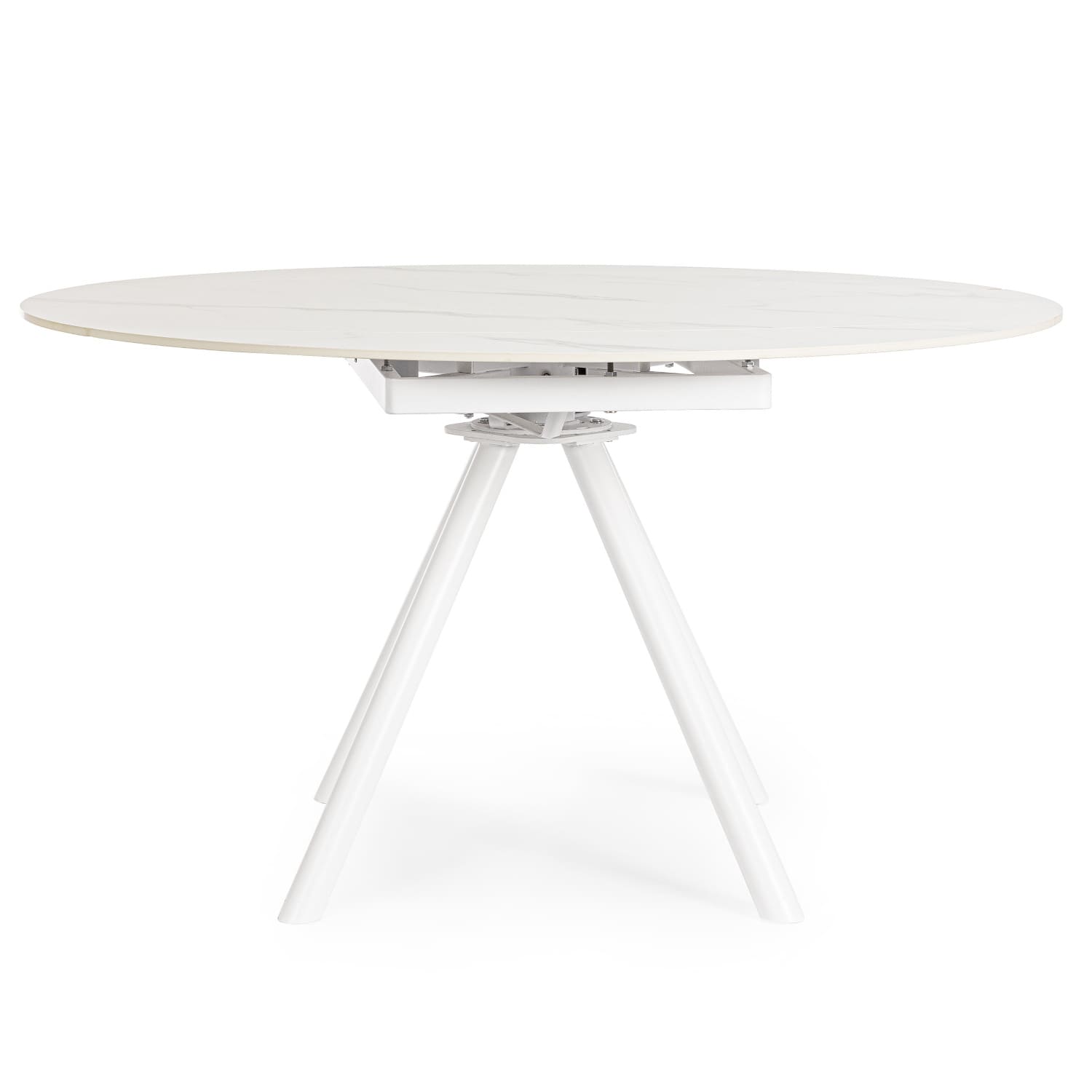 Table Ronde Céramique Extensible Marla Blanche-diamétre-135-majdeltier-design Table Ronde Ceramique Extensible Marla Blanche diametre 135 majdeltier design