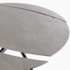 Table Ronde Ceramique Extensible marla gris majdeltier 3