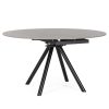 Table Ronde Ceramique Extensible marla gris majdeltier 7