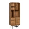 Bibliotheque Marceau angles arrondis manguier massif rangement majdeltier