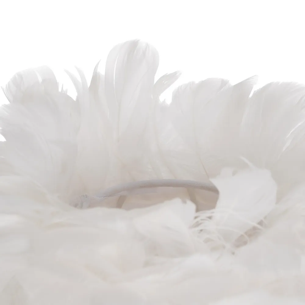 Lampe Plumes Blanches2 Lampe Plumes Blanches2