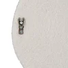 Miroir Dore Ondule Tissu boucle blanc 06