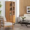 buffet-vitrine-marigni-frene-facade-damier-design-brutaliste-majdeltier-11 buffet vitrine marigni frene facade damier design brutaliste majdeltier 11