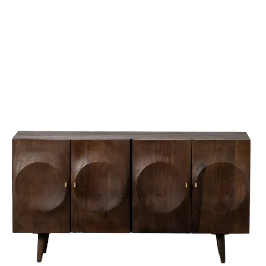 Buffet Circle-bois-massif-manguier-portes-sculptées-majdeltier-11 Buffet Circle bois massif manguier portes sculptees majdeltier 11