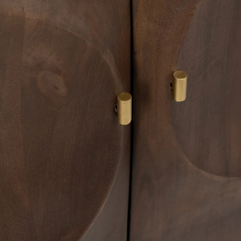 Buffet Circle-bois-massif-manguier-portes-sculptées-majdeltier-6 Buffet Circle bois massif manguier portes sculptees majdeltier 6