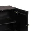 Buffet Circle-bois-massif-manguier-portes-sculptées-majdeltier-7 Buffet Circle bois massif manguier portes sculptees majdeltier 7