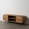Meuble TV Marceau 160 cm meuble arrondi design manguier massif majdeltier