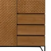 buffet armoire marigni frene facade damier design brutaliste majdeltier 4