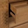 buffet armoire marigni frene facade damier design brutaliste majdeltier 5
