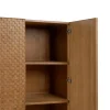 buffet armoire marigni frene facade damier design brutaliste majdeltier 6