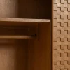 buffet armoire marigni frene facade damier design brutaliste majdeltier 7