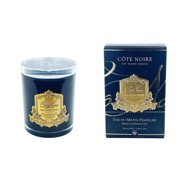 Bougie Parfumée Thé Du Matin Français Cote Noire