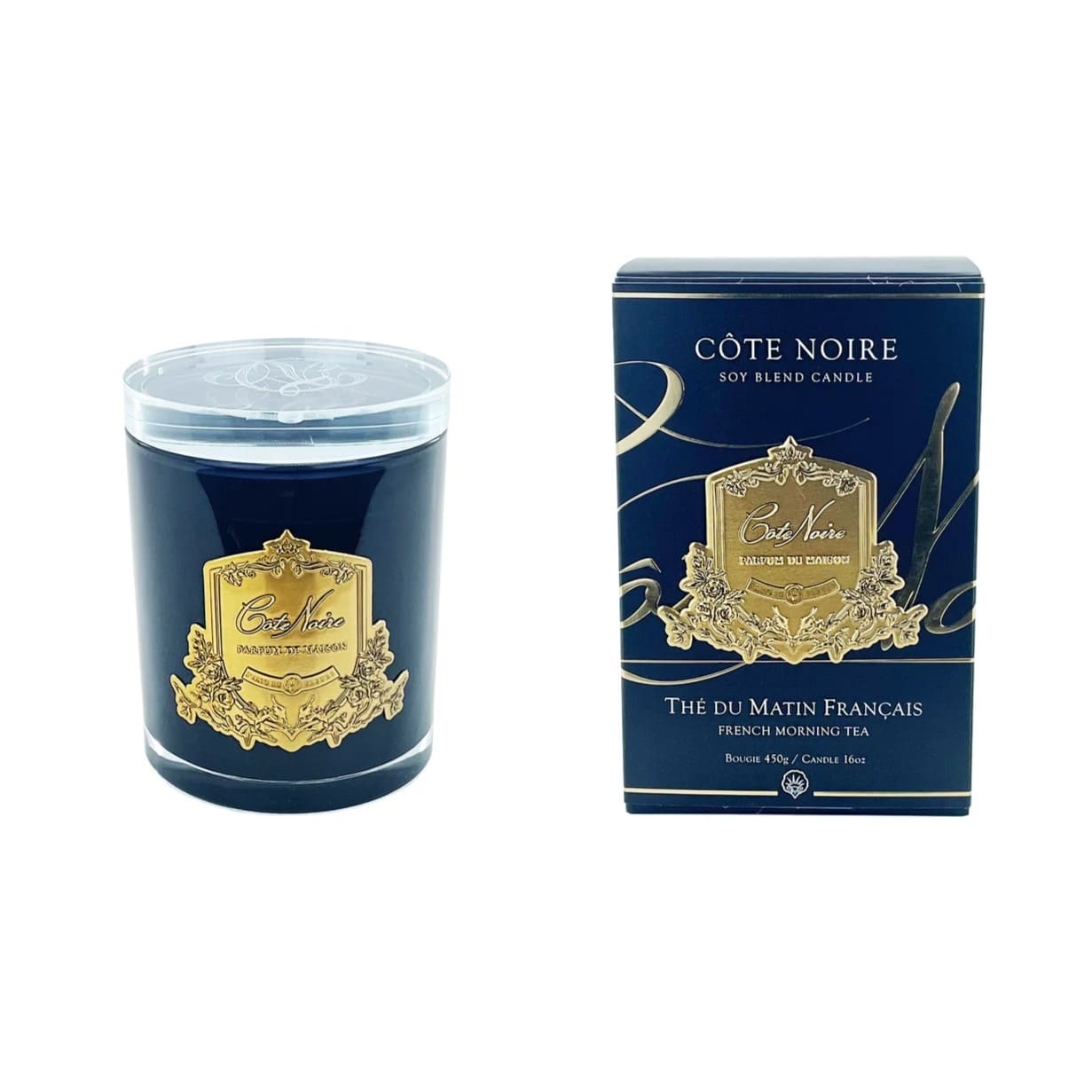 Bougie Parfumée Thé Du Matin Français Cote Noire (1) Bougie Parfumée Thé Du Matin Français Cote Noire