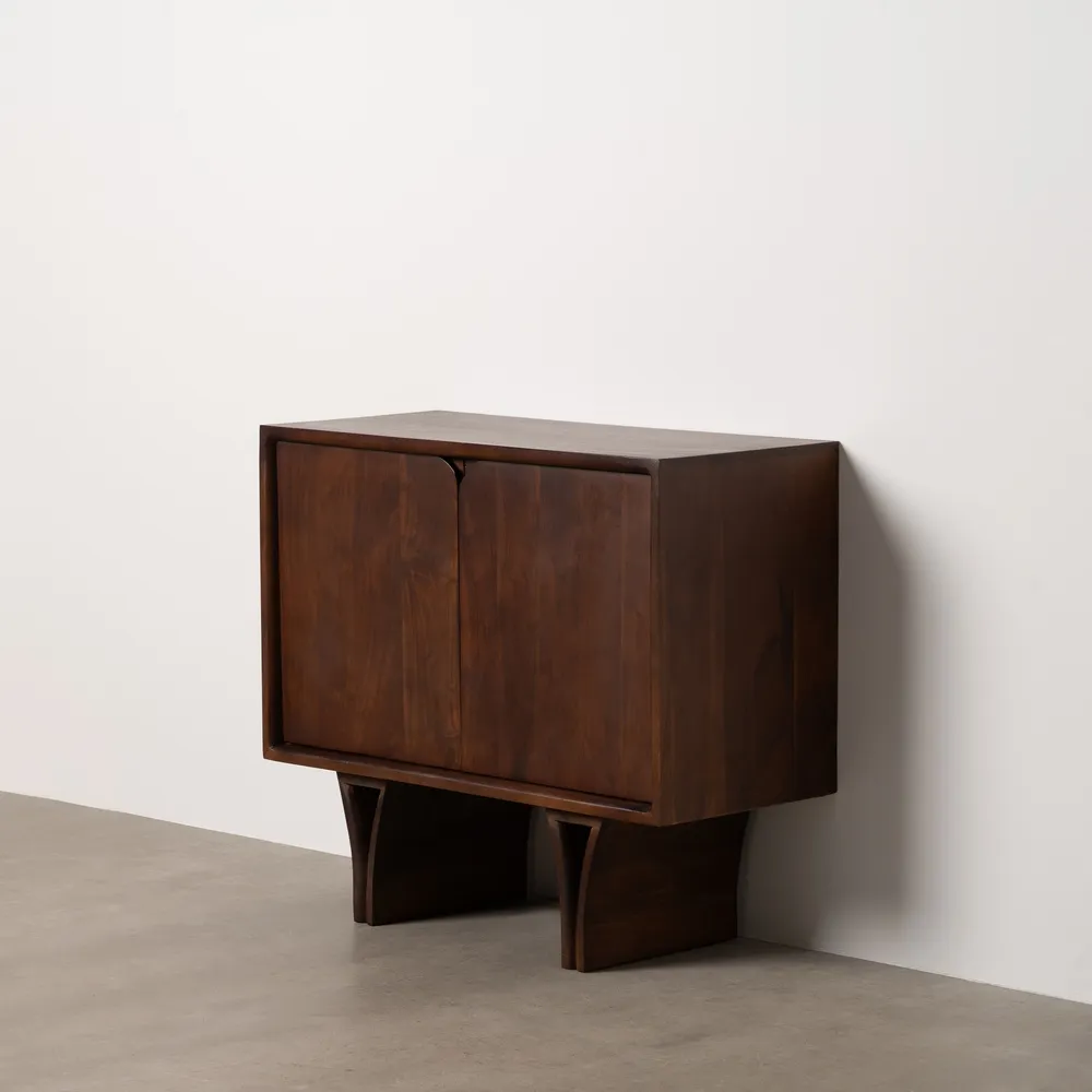Buffet Alsia Acacia Massif 2 Portes
