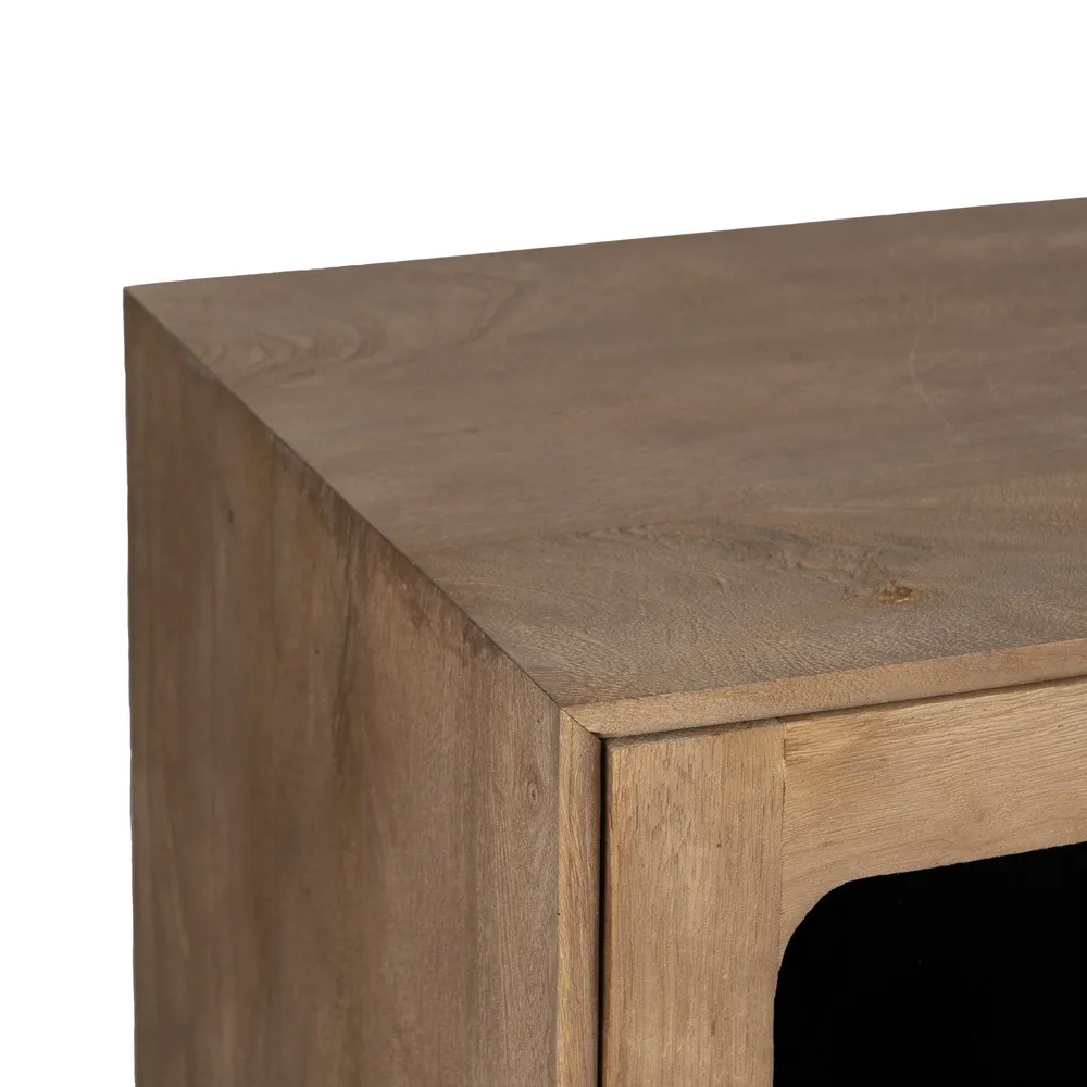 Buffet Bardy-manguier-massif-bois-naturel-retro-verre-teinté-noir-moderne-majdeltier-3 Buffet Bardy manguier massif bois naturel retro verre teinte noir moderne majdeltier 3