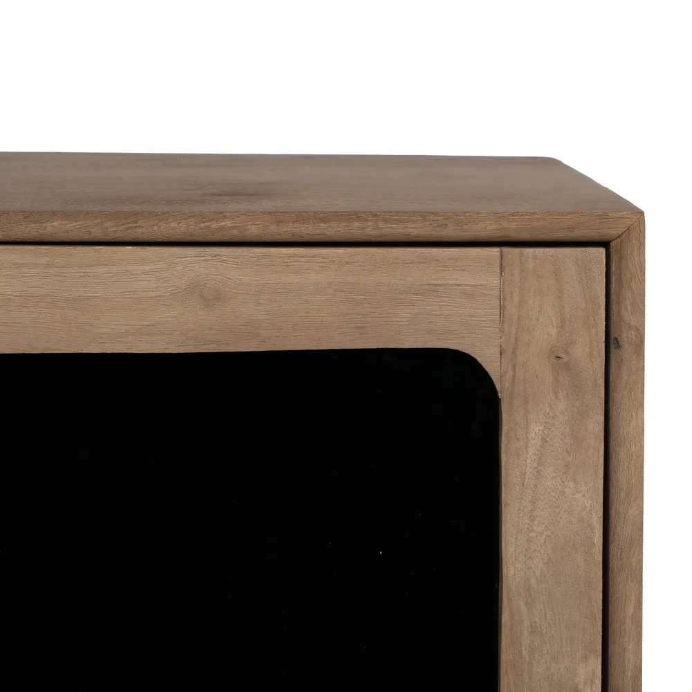 Buffet Bardy-manguier-massif-bois-naturel-retro-verre-teinté-noir-moderne-majdeltier-7 Buffet Bardy manguier massif bois naturel retro verre teinte noir moderne majdeltier 7