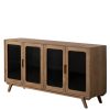 Buffet Bardy-manguier-massif-bois-naturel-retro-verre-teinté-noir-moderne-majdeltier-9 Buffet Bardy manguier massif bois naturel retro verre teinte noir moderne majdeltier 9
