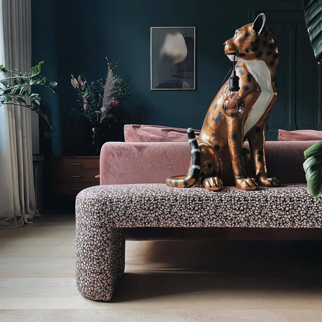 Grande Lampe Leopard noir et or-leopold-lampadaire-lampe de sol-majdeltier-2 Grande Lampe Leopard noir et or leopold lampadaire lampe de sol majdeltier 2