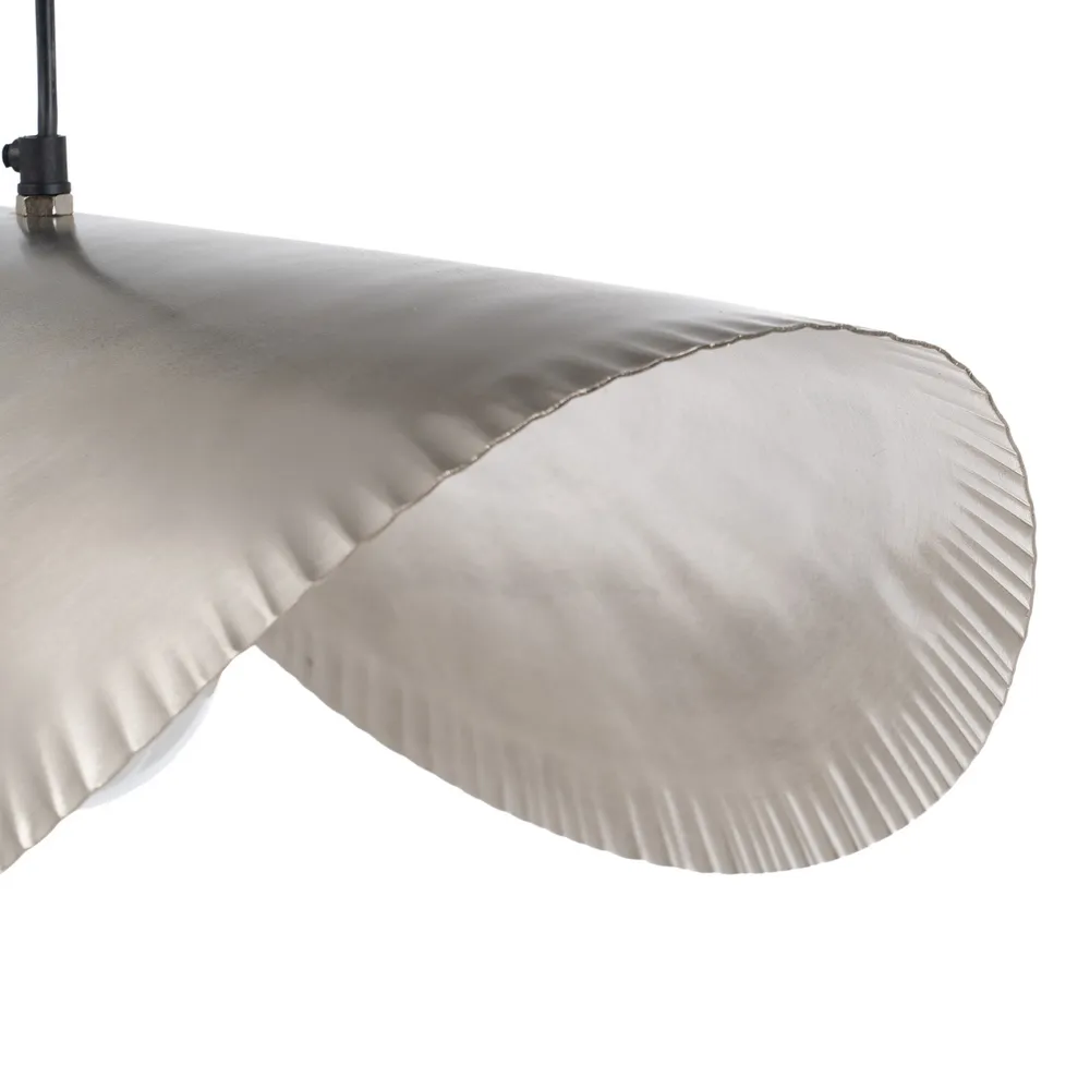 Suspension Originale Moderne En Métal Argenté-5 Suspension Originale Moderne En Metal Argente 5