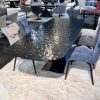 Table Vogue en verre trempé effet martelé-plateau-extensible-waterglass-5 Table Vogue en verre trempe effet martele plateau extensible waterglass 5