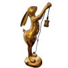 lampe lapin Fino or argent 1