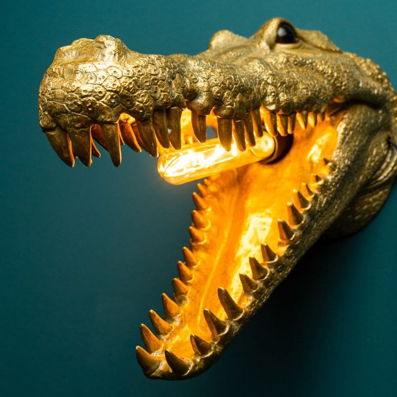 Applique Murale Crocodile Alberto Aligatore - werns Applique Murale Crocodile Alberto Aligatore werns