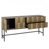 Buffet Jaxx - Laiton Antique & Métal Noir-majdeltier-2 Buffet Jaxx - Laiton Antique & Métal Noir