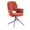 Chaise-Pivotante-Viktor-Avec-Accoudoirs_orange_brique_3 Chaise Pivotante Viktor Avec Accoudoirs orange brique 3