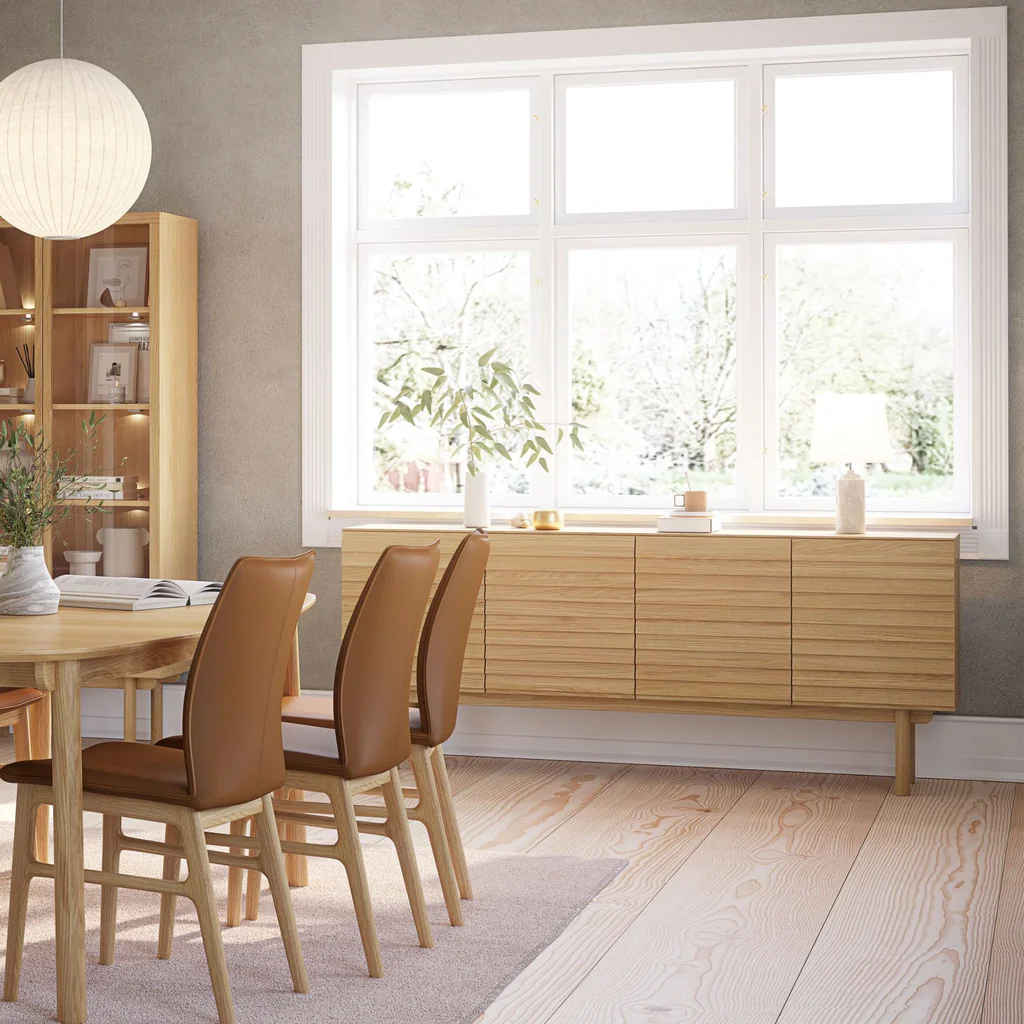 Grand Buffet Chêne CASØ 777-buffet-Chêne-clair-CASØ 777-pieds-ronds-massif-design-designer-Steffensen & Würth-majdeltier Grand Buffet Chene CASO 777 buffet Chene clair CASO 777 pieds ronds massif design designer Steffensen Wurth majdeltier