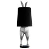 Lampadaire Lapin Hiding Bunny Argent-Photoroom Lampadaire Lapin Hiding Rabbit® Argent - WERNS® - 115 cm d’Élégance et de Fantaisie
