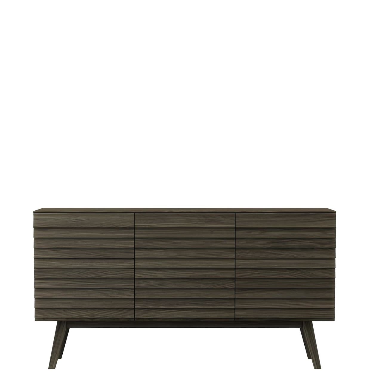Petit Buffet Chene Fume CASO 777 buffet scandinave Chene fume 150cm collection CASO 777 pieds inclines massif design designer Steffensen Wurtz majdeltier 5