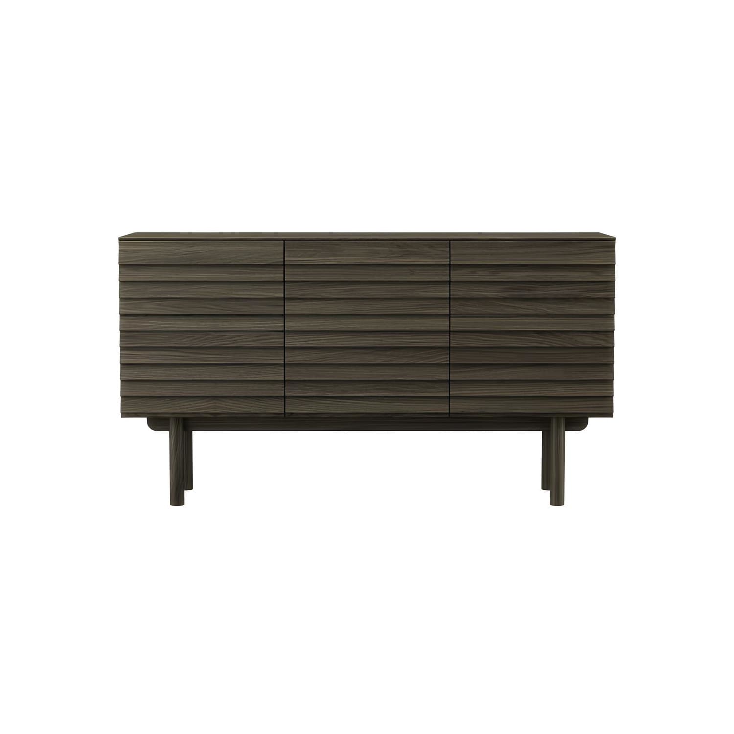 Petit Buffet Chene fume CASO 777 buffet scandinave 150cm Chene fume collection CASO 777 pieds droits ronds massif design designer Steffensen Wurtz majdeltier 3 2