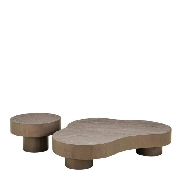 Tables Basses Organiques Bogor Bronze (lot de 2)