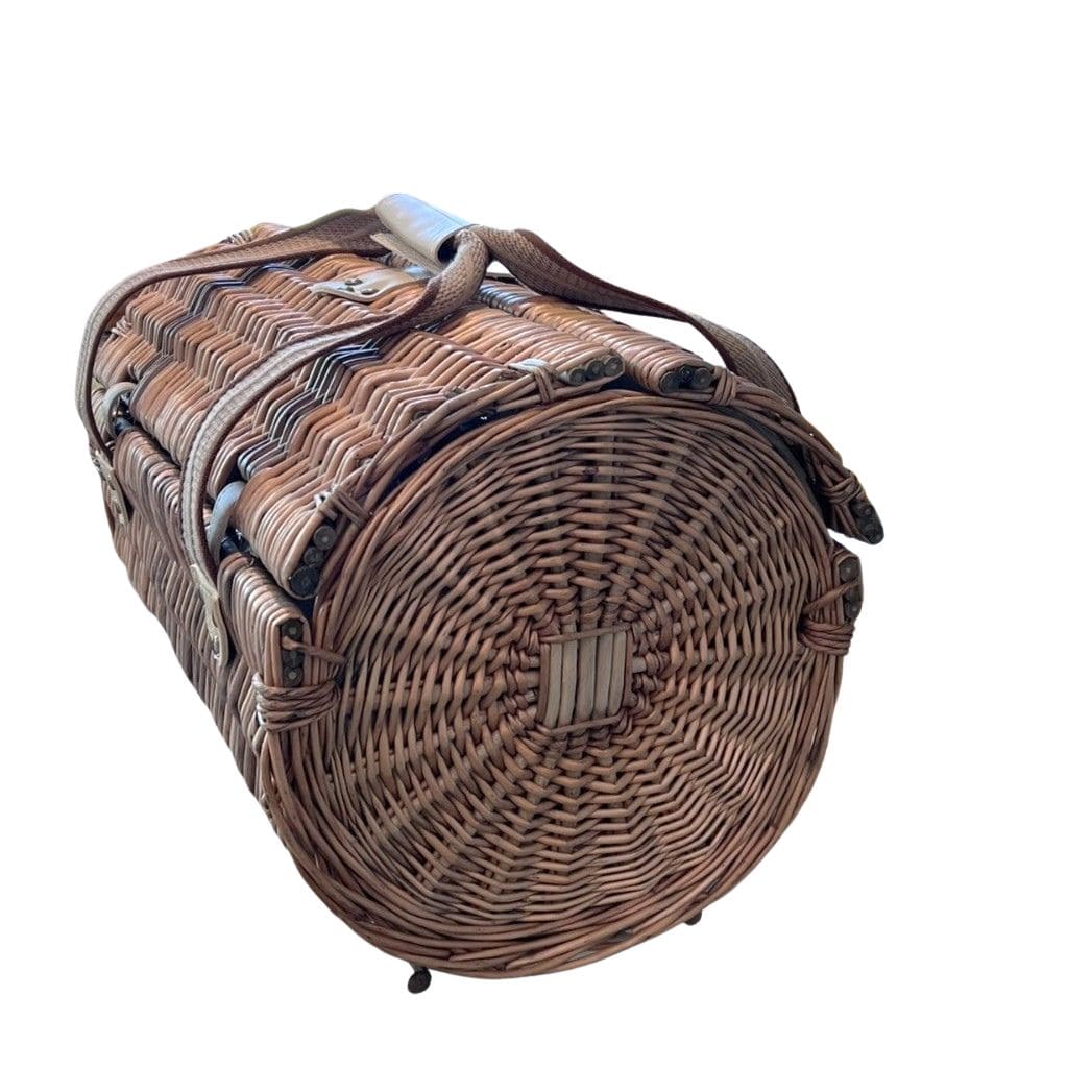panier-pique-nique-arrondi-opera-chic-osier-2 Panier pique-nique 4 personnes Opéra en osier naturel