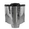 Fauteuil-Club-DC3-Cuir-Noir-majdeltier-aviateur-aluminium-poli-dos Fauteuil Club DC3 Cuir style aviateur, aluminium poli