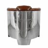 Fauteuil-Club-DC3-Cuir-marron-majdeltier-aviateur-aluminium-poli-3 Fauteuil Club DC3 Cuir marron style aviateur