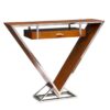 HGIXTAC02_console-kheops-triangle-originale-intemporelle-2 Console KHEOPS bois et inox : une pièce au style intemporel avec tiroir suspendu
