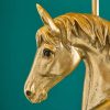 Lampe Cheval Wendy Or - WERNS-2 Lampe Cheval Wendy Or - WERNS- cheval doré