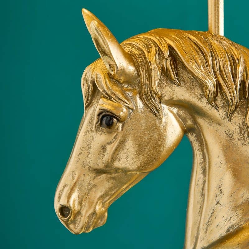 Lampe Cheval Wendy Or - WERNS-2 Lampe Cheval Wendy Or - WERNS- cheval doré